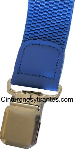 THOR WIDE AND STRONG BLUE BRACES WITH LARGE METAL CLAMPS WITH ADJUSTER 