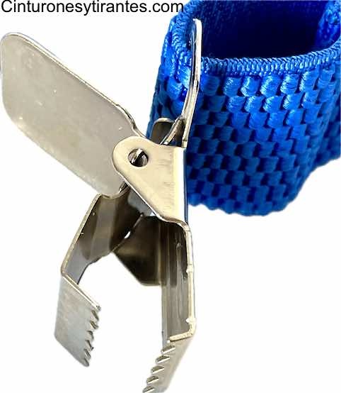 THOR WIDE AND STRONG BLUE BRACES WITH LARGE METAL CLAMPS WITH ADJUSTER 