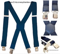 WIDE AND STURDY NAVY BLUE THOR BRACES MADE OF METAL CLAMPS WITH STRONG TEETH AND ADJUSTER